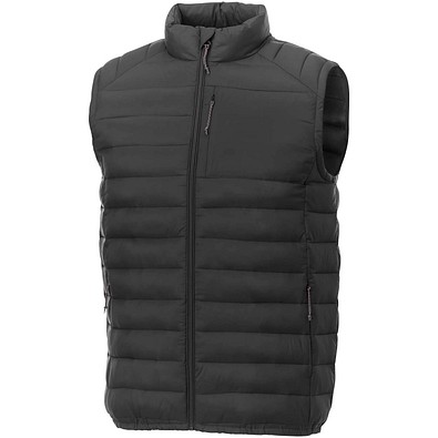 Pallas GRS recycelter wattierter Bodywarmer für Herren, storm grey, M