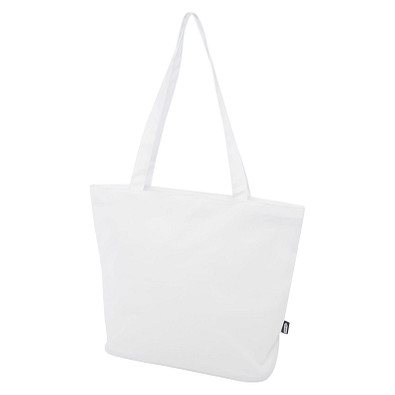 Panama Tragetasche aus GRS Recyclingmaterial 20 L, weiss