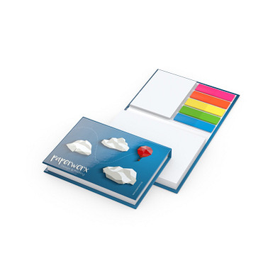 Geiger-Notes Haftnotizen Paris White Bestseller, inkl. Druck auf Umschlag, gloss, weiß