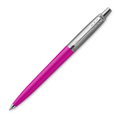 PARKER Kugelschreiber Jotter Recycled, blaue Mine, magenta/silber