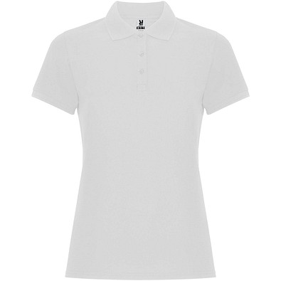 Pegaso Premium Poloshirt für Damen, weiss, XL