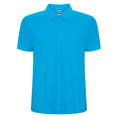 Pegaso Premium Poloshirt für Herren, türkis, S