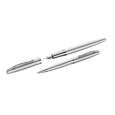 Pelikan Schreibset Jazz Noble Elegance, schwarze Mine, silber