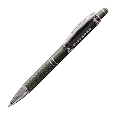 PENKO® Metall-Touch-Kugelschreiber Rombo, grau