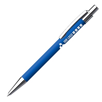 PENKO® Voll-Metall-Kugelschreiber LIPSI Soft, Dunkelblau