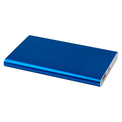Pep 4000 mAh Type-C Powerbank aus recyceltem Aluminium, royalblau