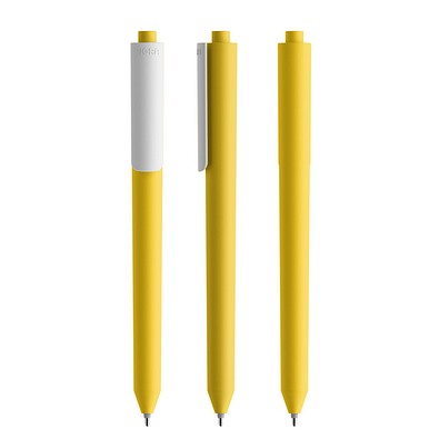 Pigra P03 Push Kugelschreiber, Yellow-White