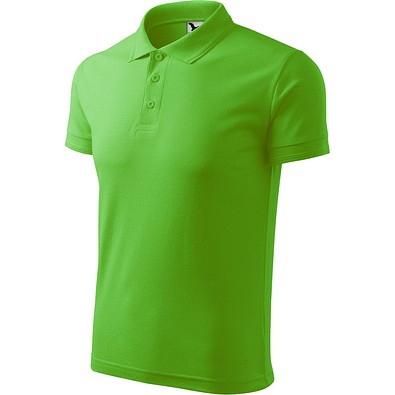 MALFINI Polohemd Herren Pique Polo, 3XL, apfelgrün