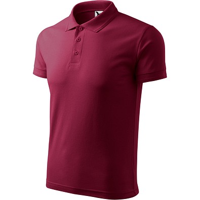 MALFINI Polohemd Herren Pique Polo, 3XL, garnet