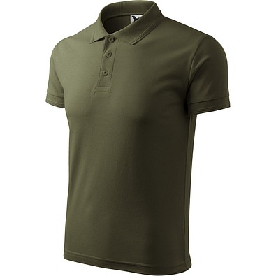 MALFINI Polohemd Herren Pique Polo, 3XL, military