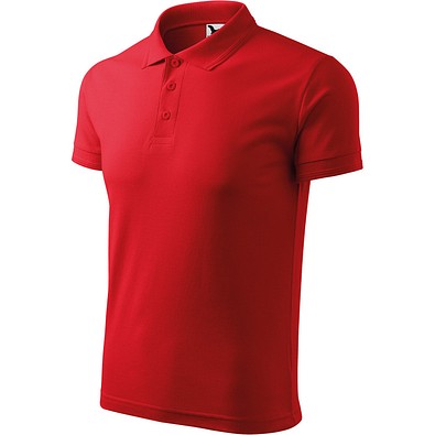 MALFINI Polohemd Herren Pique Polo, 4XL, rot
