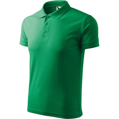 MALFINI Polohemd Herren Pique Polo, L, grasgrün