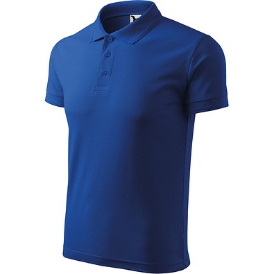 MALFINI Polohemd Herren Pique Polo, L, königsblau