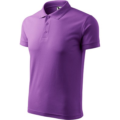 MALFINI Polohemd Herren Pique Polo, L, lila