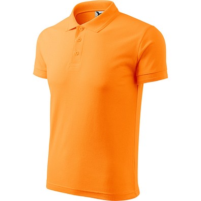 MALFINI Polohemd Herren Pique Polo, L, mandarine orange