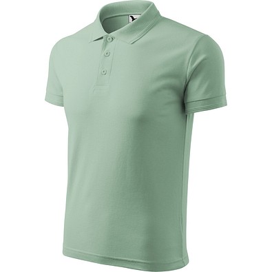MALFINI Polohemd Herren Pique Polo, L, sage