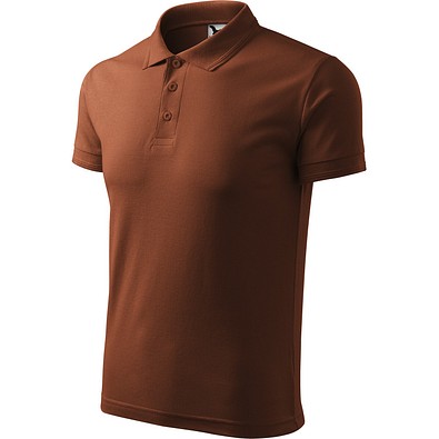 MALFINI Polohemd Herren Pique Polo, L, schokolade