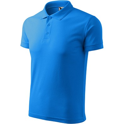 MALFINI Polohemd Herren Pique Polo, L, snorkel blau