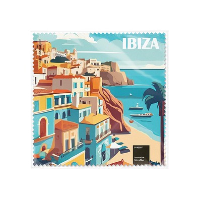 POLYCLEAN Brillenputztuch 15x15 cm im Polybeutel, weiss / individuell