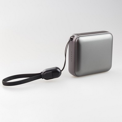 Powerbank Loop 10.000 mAh, Gun Metal