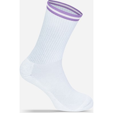 Premium Tennissocken, 42-46, White / Lilac