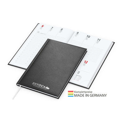 Geiger-Notes Wochentimer Prestige Bestseller, schwarz inkl. Silberprägung