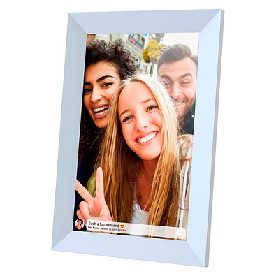 Prixton Prado 10Zoll Frameo digitaler WLAN Fotorahmen, weiss