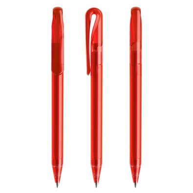 prodir® Drehkugelschreiber DS1 TFF Twist, blaue Mine, rot