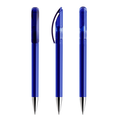 prodir® Drehkugelschreiber DS3 TTC Twist, blaue Mine, klassikblau