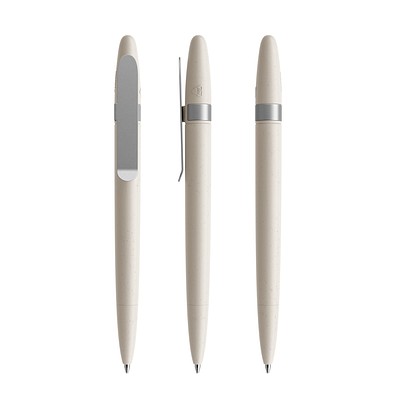 prodir DS5 Shell TSE Twist Kugelschreiber, Shell-Silver satin finish