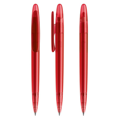 prodir® Drehkugelschreiber DS5 TFF Twist, blaue Mine, dunkelrot