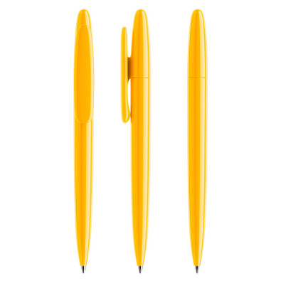 prodir® Drehkugelschreiber DS5 TPP Twist, blaue Mine, gelb