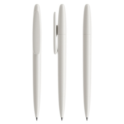 prodir® Drehkugelschreiber DS5 TPP Twist, blaue Mine, weiß