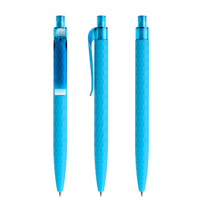 prodir® Druckkugelschreiber QS01 Soft Touch PRT Push, blaue Mine, cyanblau prodir® Druckkugelschreiber QS01 Soft Touch PRT Push, blaue Mine, cyanblau