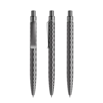 prodir QS01 Stone PQS Push Kugelschreiber, Graphite-Graphite satin finish