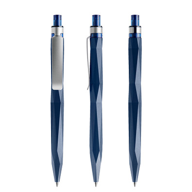 prodir® Druckkugelschreiber QS20 PMS Push, blaue Mine, dunkelblau