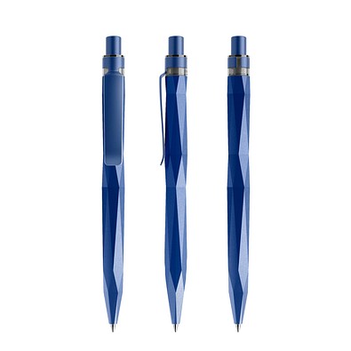 prodir QS20 Stone PQS Push Kugelschreiber, Sideral Blue- Sideral Blue satin finish
