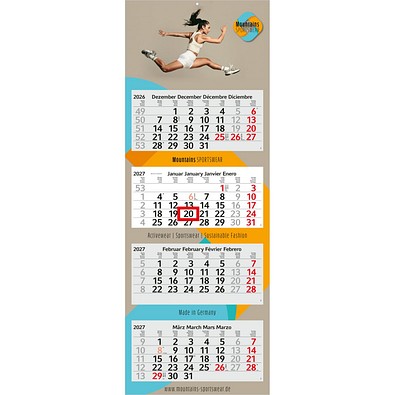 Geiger-Notes Monatskalender Profil 4 Bestseller, inkl. Druck