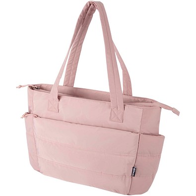 Puffer 15,6 GRS recycelte Laptoptragetasche 18L, altrosa