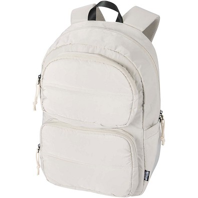 Puffer 15,6 GRS recycelter Laptoprucksack 18L, sandstone