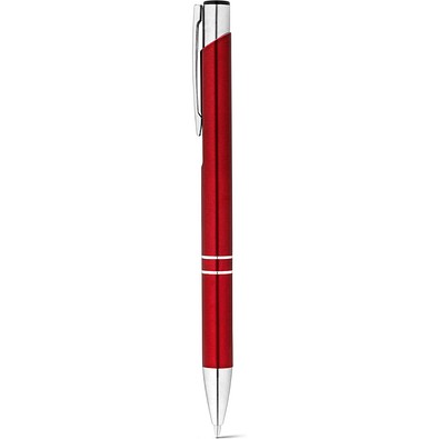 RE-BETA. Kugelschreiber aus Recyceltes Aluminium (100% rAL), Rot