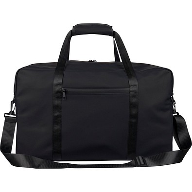 Recycelte PU-Reisetasche Mirae, Schwarz