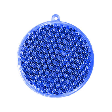 Reflektor Rund, transparent-blau II Reflektor Rund, transparent-blau II