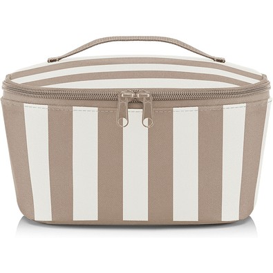 reisenthel® Kühltasche coolerbag S pocket, summerstripes coffee