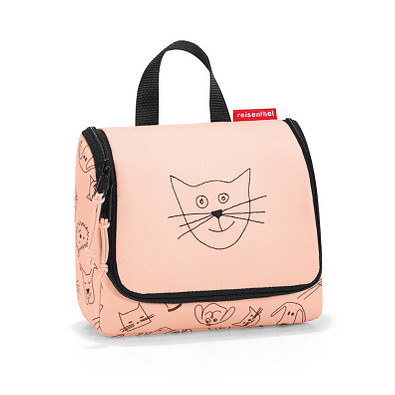 reisenthel® Kulturtasche toiletbag S kids, cats and dogs rose