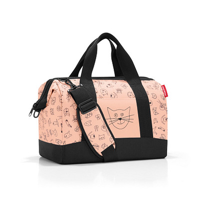 reisenthel® Reisetasche allrounder M kids, cats and dogs rose