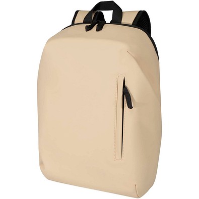 Resi Plus 15 GRS recycelter diebstahlsicherer Rucksack 18L, oatmeal