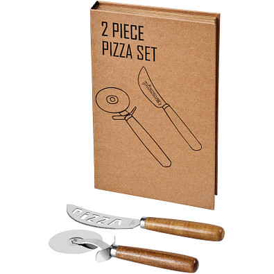 Reze 2-teiliges Pizzaset, natur Reze 2-teiliges Pizzaset, natur