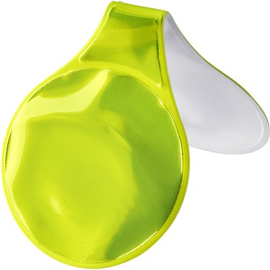 RFX™ M-10 Runder, reflektierender PVC-Magnet, klein, neongelb