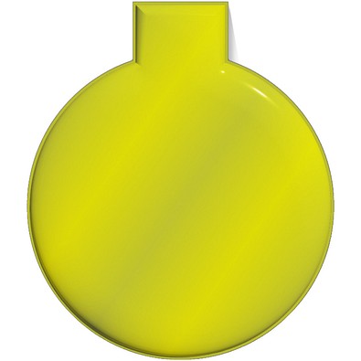 RFX™ M-10 Runder, reflektierender TPU-Magnet, groß, neongelb